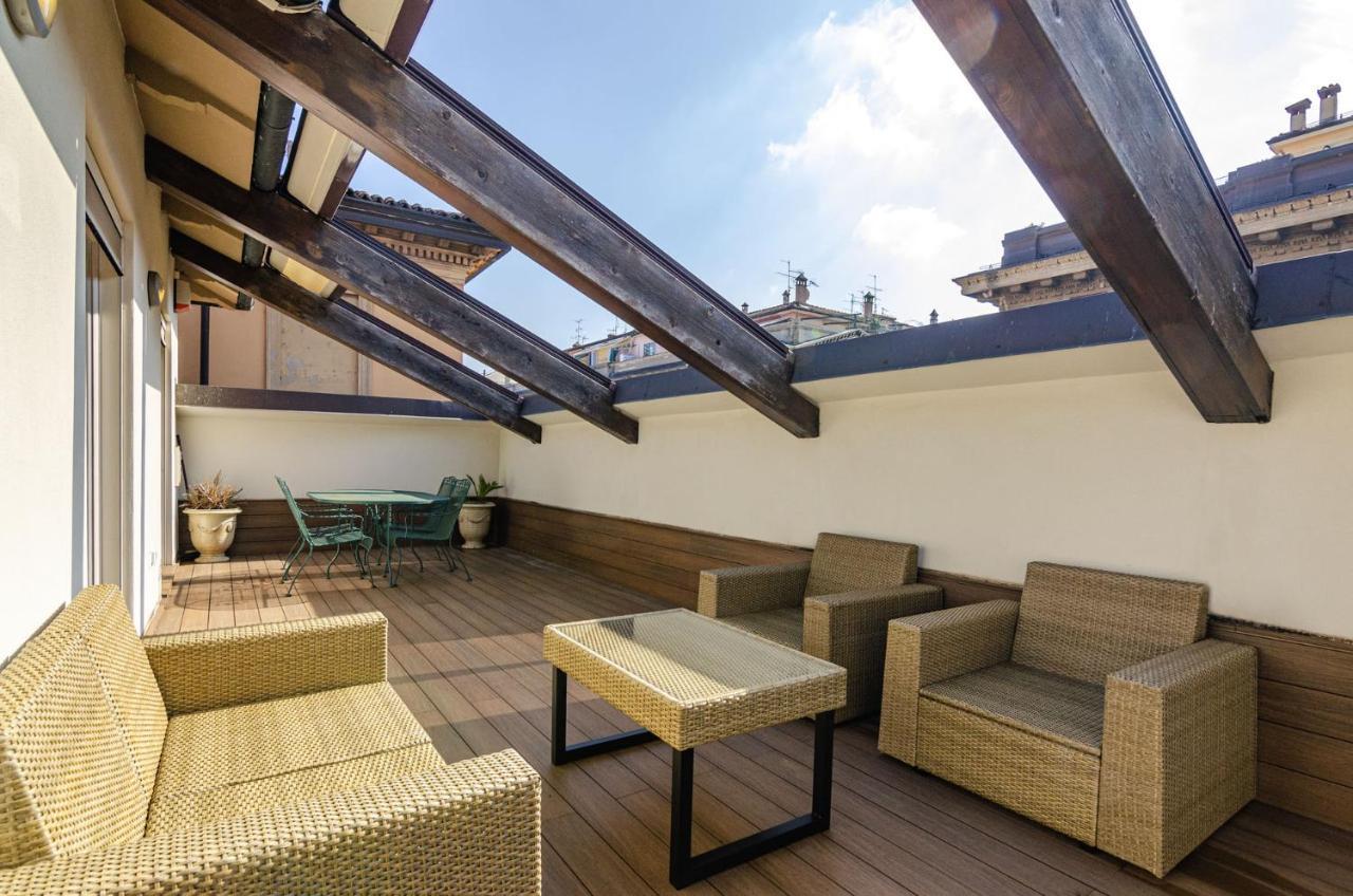 Rizzoli Terrace Apartment Bolonia Exterior foto
